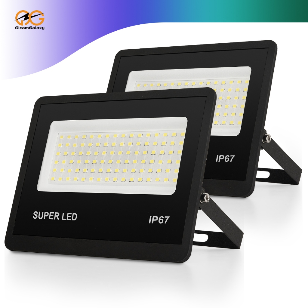 1-2Kit Refletor Led 300w Super Brilho IP67 Branco Frio 6500K Alta Durabilidade e Economia em Oferta na Shopee