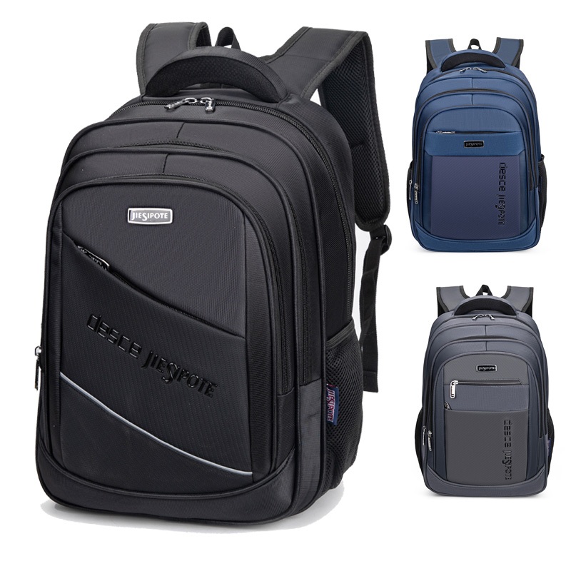 Mochilas mochila mascolina Mochila de computador para homens Saco de escola impermeável de nylon em Oferta na Shopee