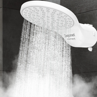 Chuveiro Ducha Moment Zagonel 4 Temperaturas Branco Banheiro Elegante Resistente Relaxante Moderno em Oferta na Shopee