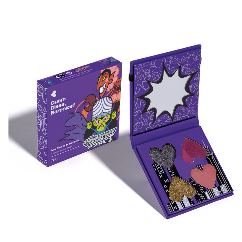 Mini Paleta De Sombras Chame As Meninas QDB As Meninas Super Poderosas 4g