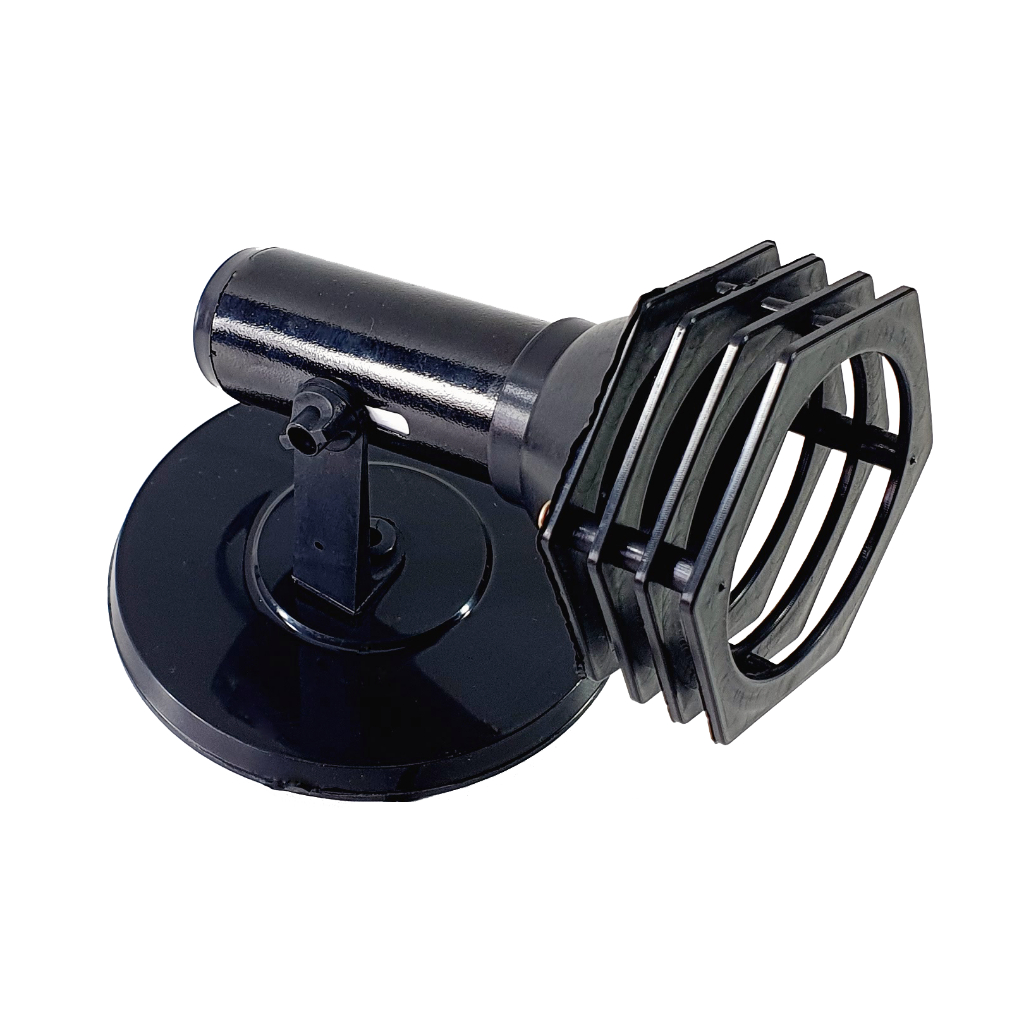Spot Direcionável E27 Bivolt Branco e Preto Sobrepor Teto Sextavado 1 Bocal P Lâmpada LED