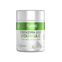 Coenzima Q10 + Vitamina E 60 Cápsulas Bodyaction