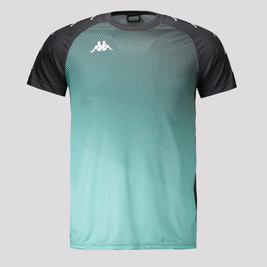 Camisa Kappa Grimes Cinza Escuro em Oferta na Shopee