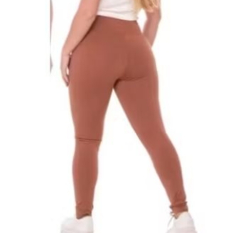 Calça Legging Flanelada Grossa Calça Leg Costura Reforçada Cintura Alta Fitness Yoga Ginástica Moda 2024