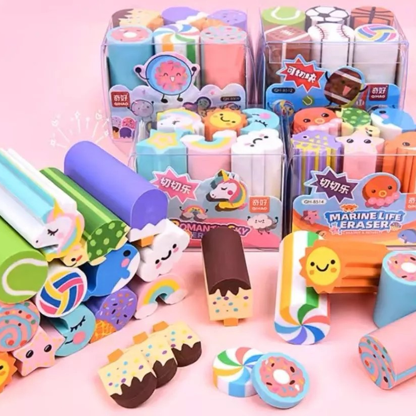 6 PÇS Borracha Grande Longe Bichinhos Animais Fofos modelo sortido em Oferta na Shopee