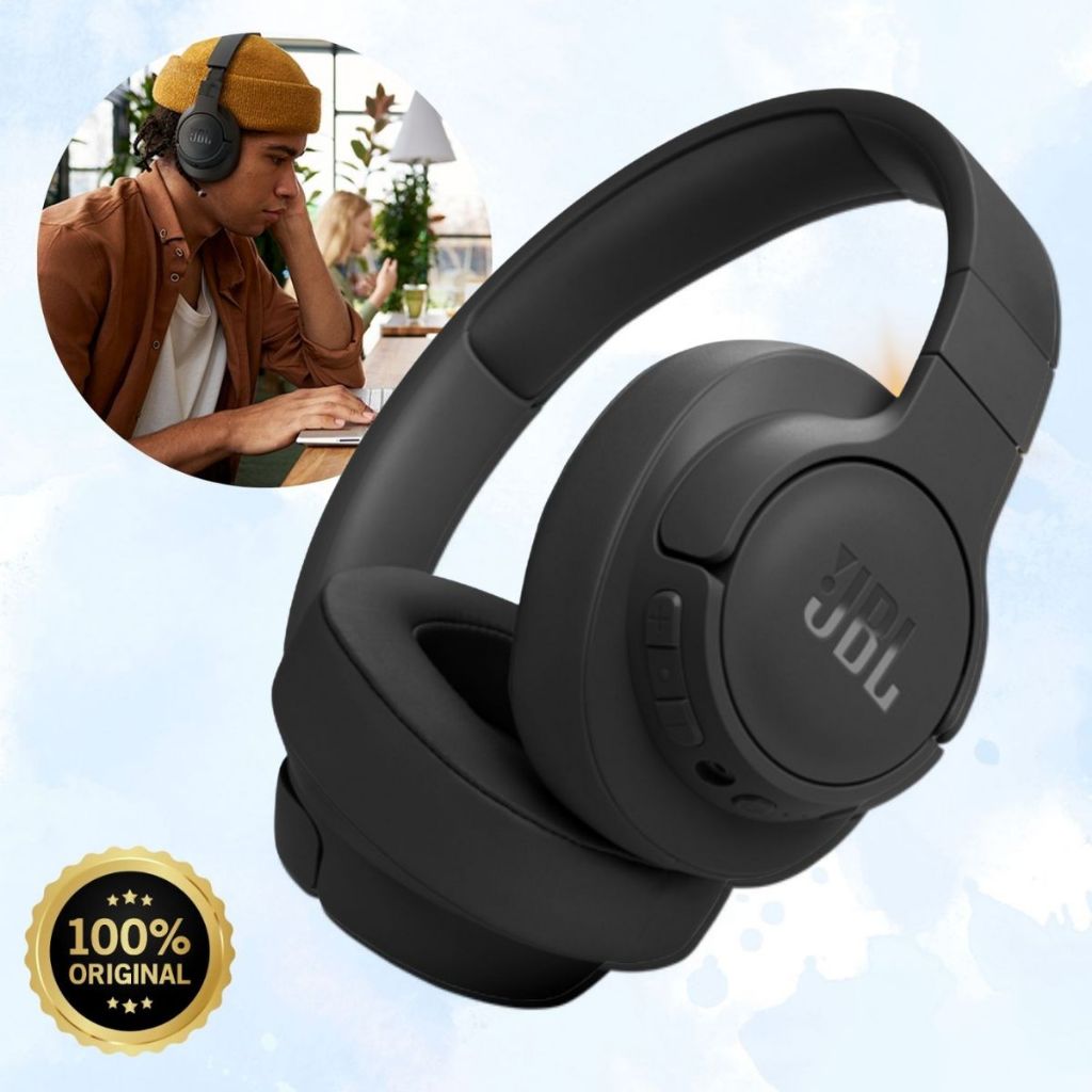 Fone de Ouvido Sem Fio Bluetooth Headphone Cancelamento de Ruído JBL Original 77O-NC Tune BT Potente