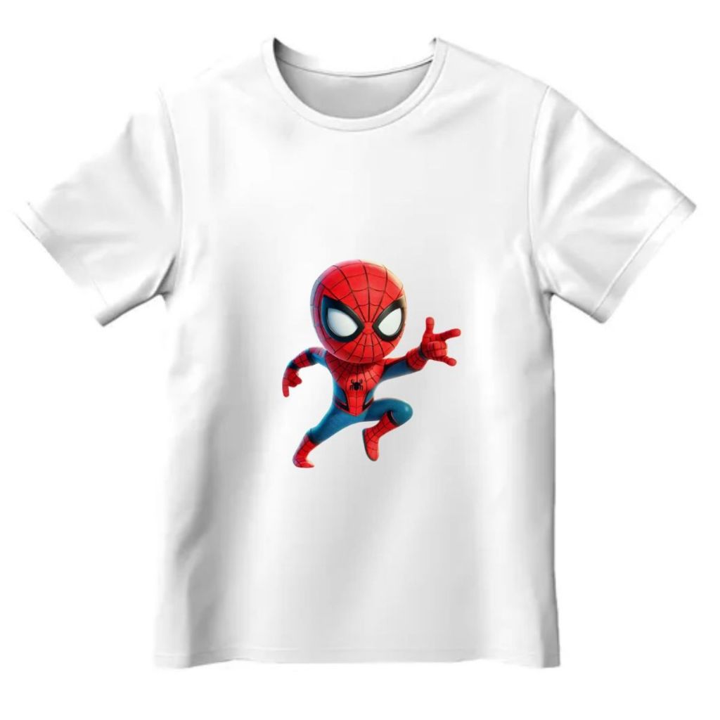 Camiseta Masculina Homem Aranha 100% Algodão Camiseta Masculina Lançamento Envio Rápido