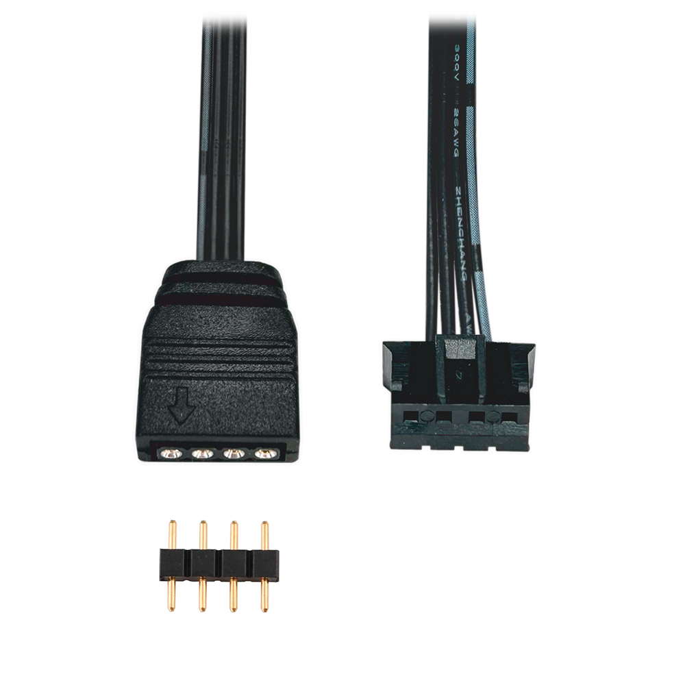 ADAPTADOR DE CONTROLADOR 6 PINOS TIPO RGB 12V 4 PINOS PORTA LED1 LED2