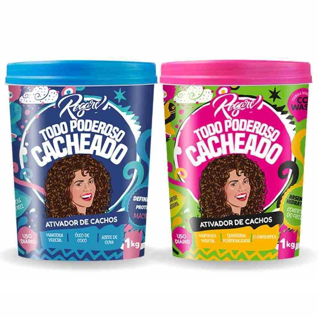 Ativador de Cachos Todo Poderoso Cacheado Regarv Corpo Dourado 1kg