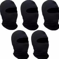 Kit 5 Touca Ninja Balaclava Motoqueiro Motoboy Bike