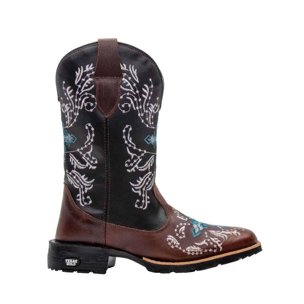 Bota Azul Feminina Cano Longo: Onde Comprar | BuscaProdutos