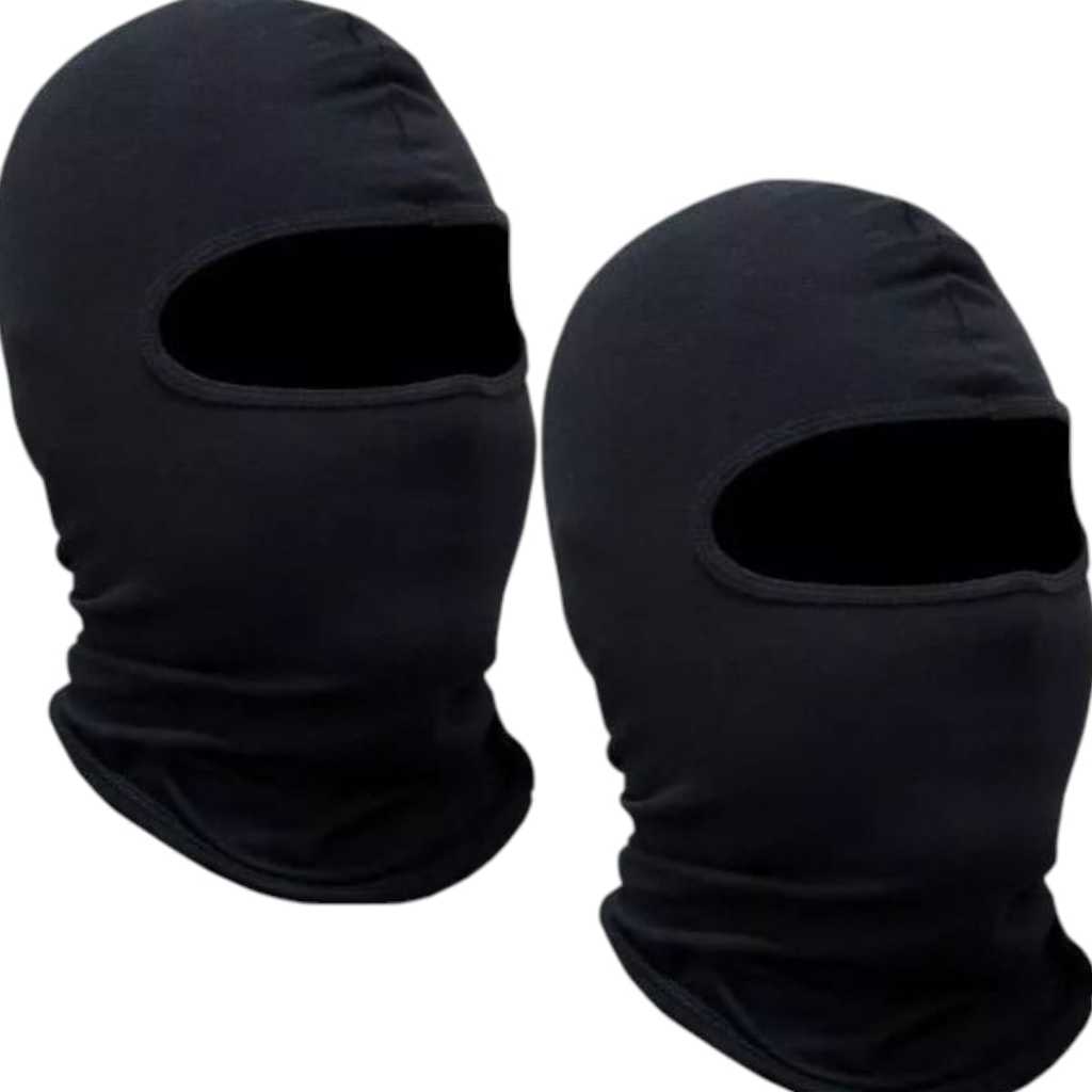Kit 2 Touca Ninja Toca Balaclava Gorro Proteção Vento Frio em Oferta na Shopee