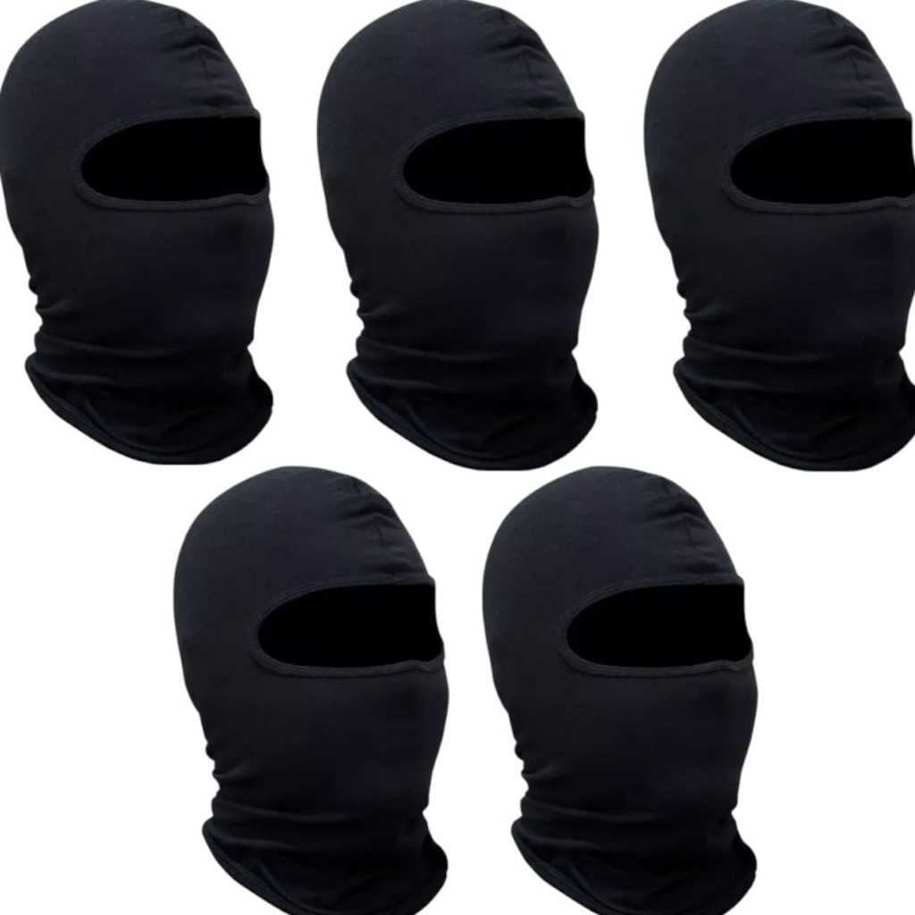 Kit 5 Touca Ninja Balaclava Motoqueiro Motoboy Bike Ciclismo