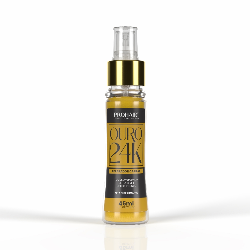 Reparador de Pontas Ouro 24K 45ml - ProHair Hidratante Capilar em Oferta na Shopee