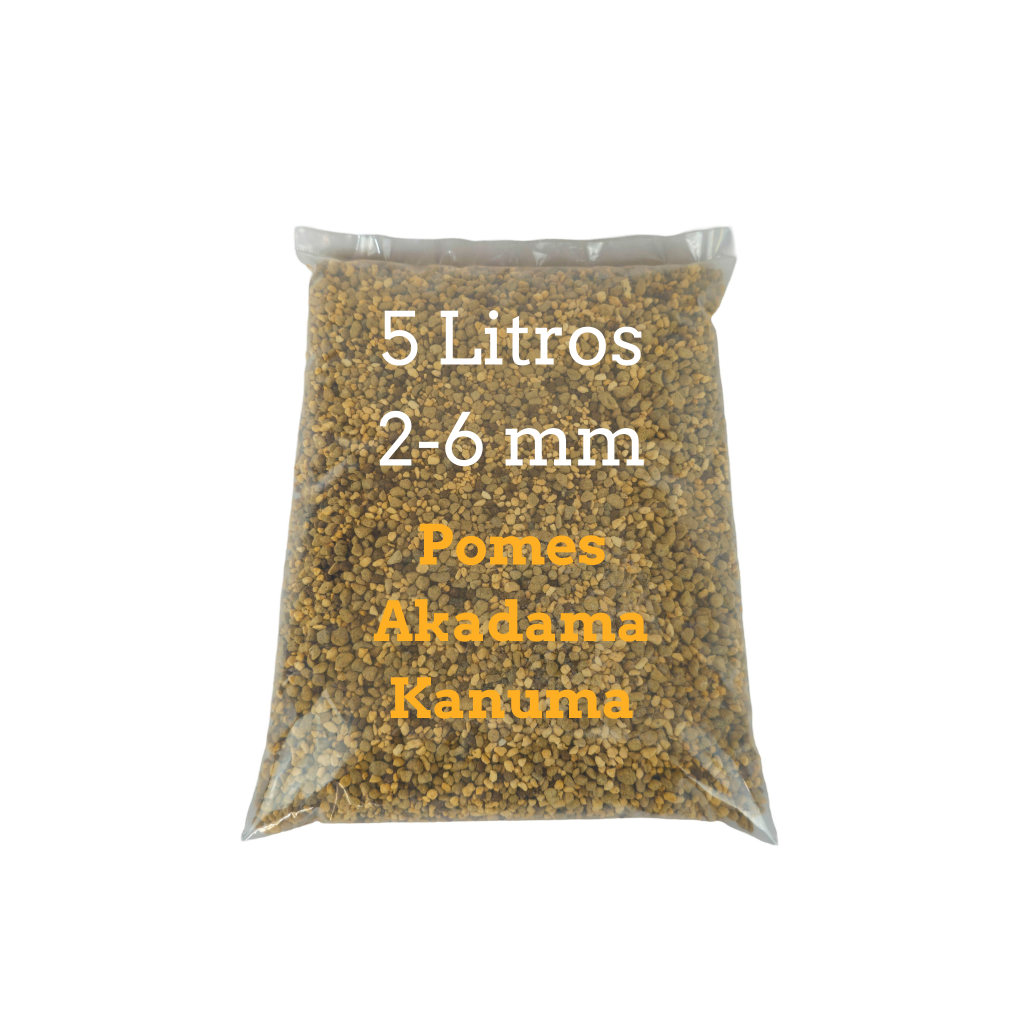 Substrato Premium Pomes + Kanuma + Akadama Mistura Pronta 5l