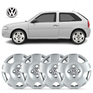 Kit 4 Calota Aro 13 Gol G4 2006 Com Emblema em Oferta na Shopee