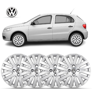 Kit 4 Calota Aro 14 Gol G5 Voyage Saveiro 2009 Á 2011 Com Emblema em Oferta na Shopee