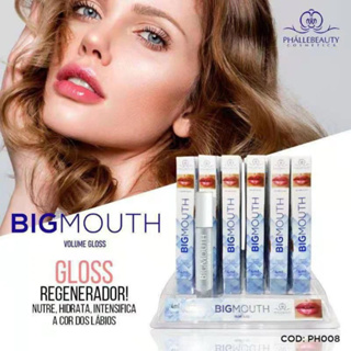 Gloss Volumoso Big Mouth Phallebeauty em Oferta na Shopee