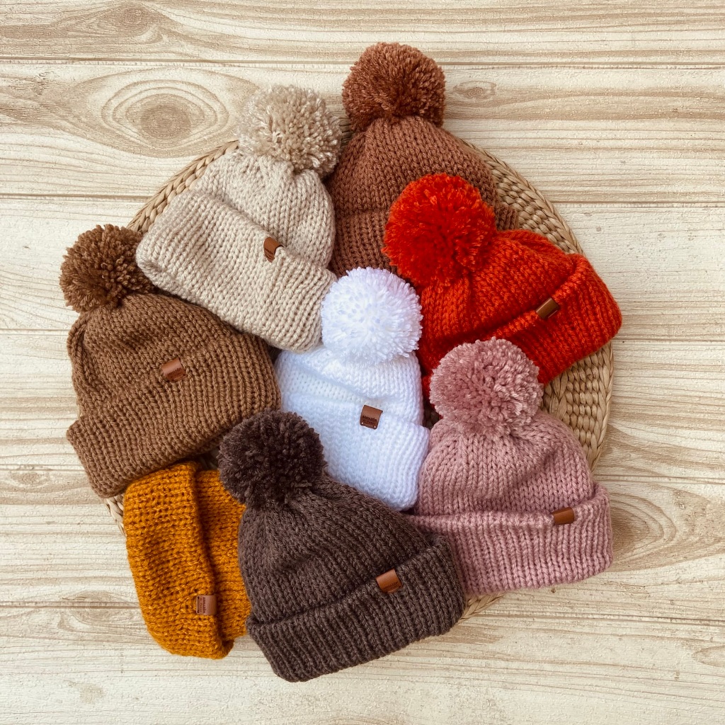 Touca tricô lã bebe Frio inverno outono quente aquecer gorro capuz