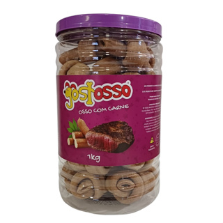 Osso para cachorro Gostosso com carne P 1kg em Oferta na Shopee