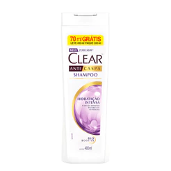 Shampoo Clear Women Anticaspa Hidrat Intensa 400ml
