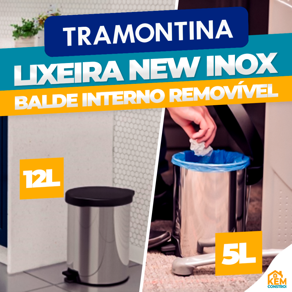 Lixeira de Cozinha com Balde Interno na Black Friday 2025 | BuscaProdutos