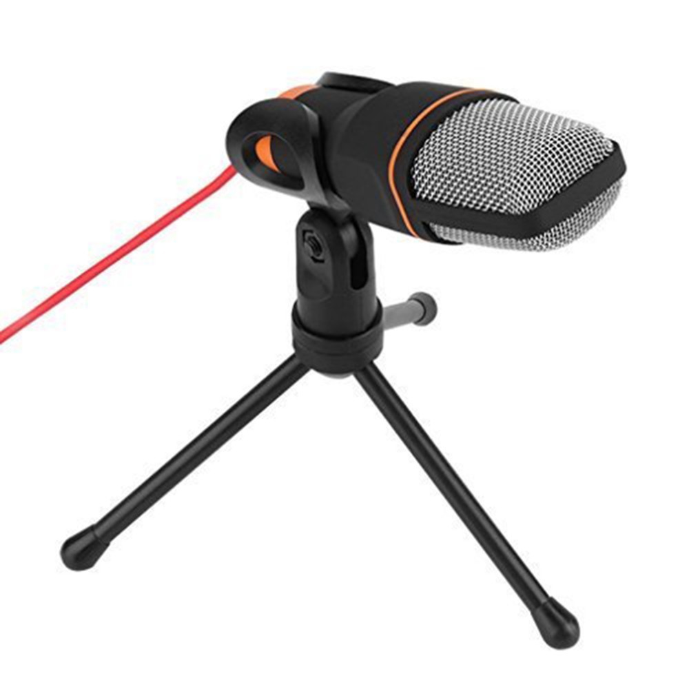 MICROFONE CONDENSADOR COM TRIPÉ DE MESA podcast, vídeos, vlog em Oferta na Shopee