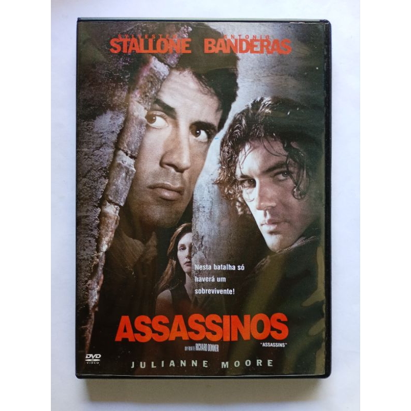 Dvd Assassinos Sylvester Stallone Antônio Banderas Original