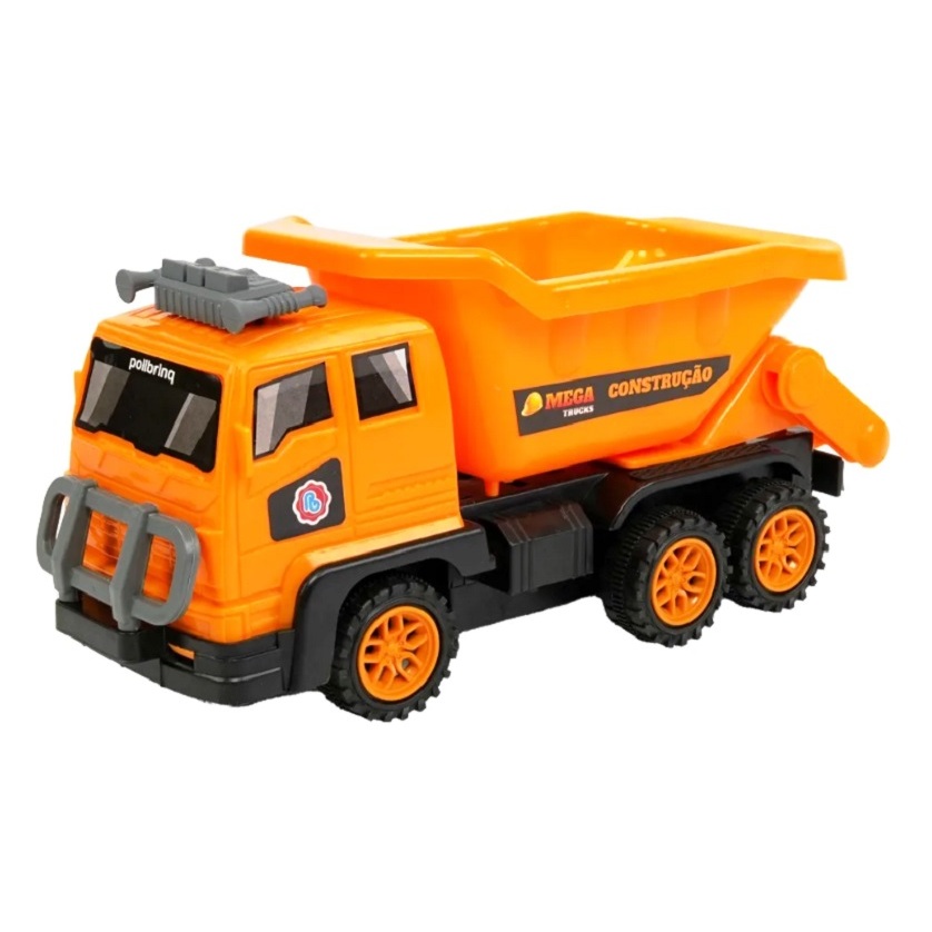 Caminhão Caçamba MEGA TRUCKS - com controle remoto - diversão garantida