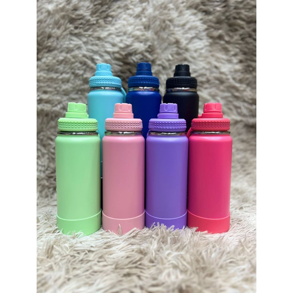 Garrafa Térmica Com Base Lisa Esportiva 350ml/600ml/800ml/1000ml/1200l em Oferta na Shopee