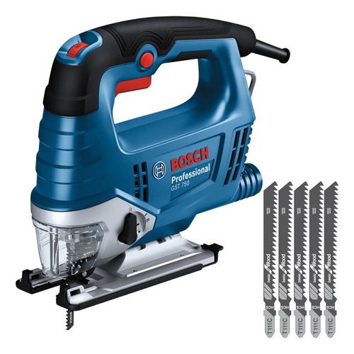 Kit Serra Tico Tico Bosch GST 750 110v + Lâmina p/ Madeira T111C 5 Pcs em Oferta na Shopee