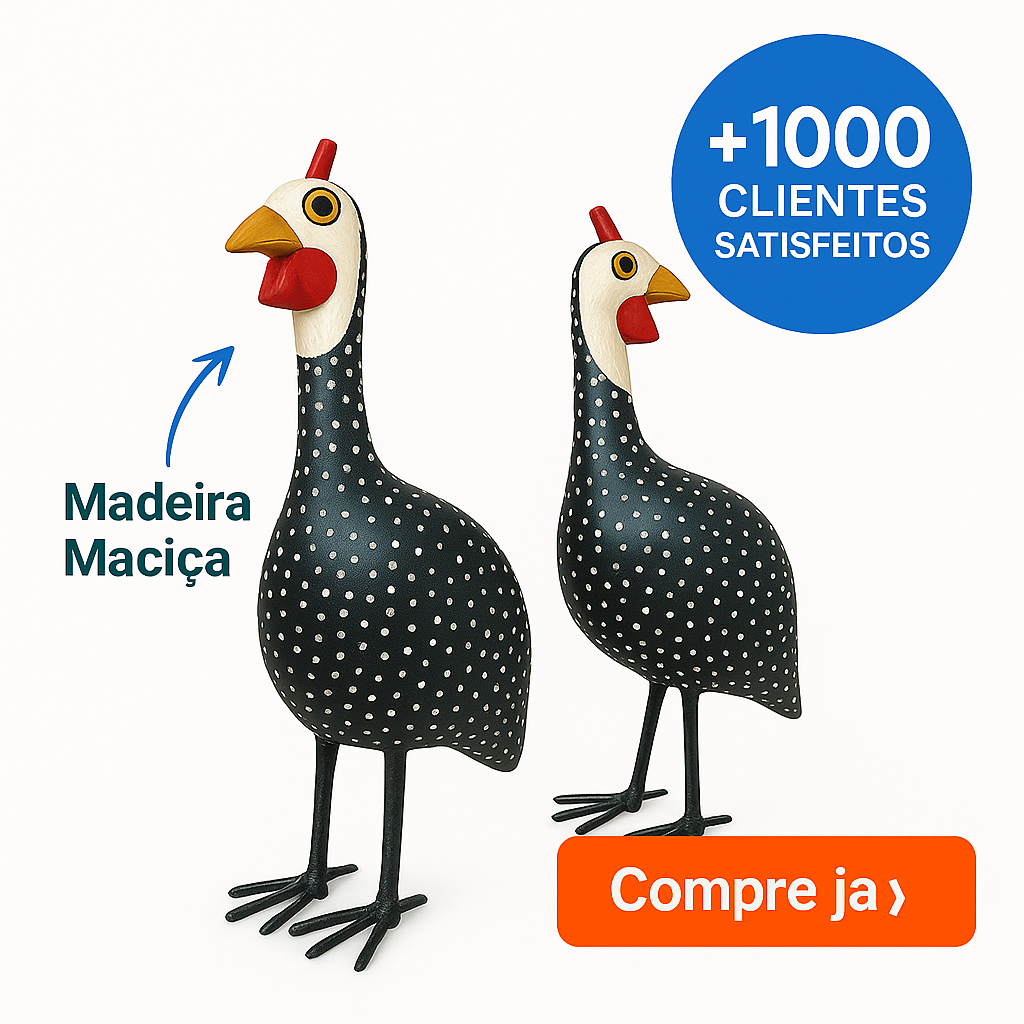 Conjunto De Galinhas Dangola Artesanato Para Decoração  Rústica e Charmosa para sua Casa! em Oferta na Shopee