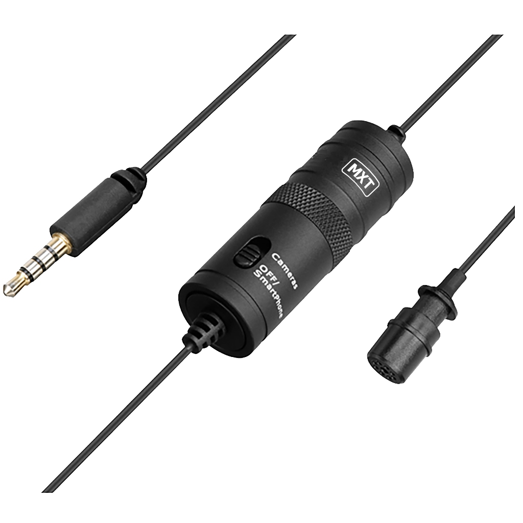 MICROFONE DE LAPELA CONDENSADOR OMNIDIRECIONAL