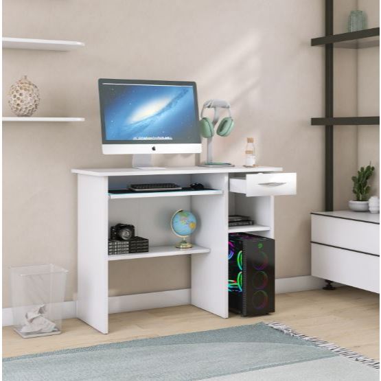 Mesa de Estudo/Trabalho – Escrivaninha Funcional e Elegante