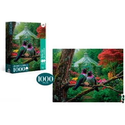 Quebra Cabeça Beijas Flores no Jardim 1000 Peças - Toyster 8088