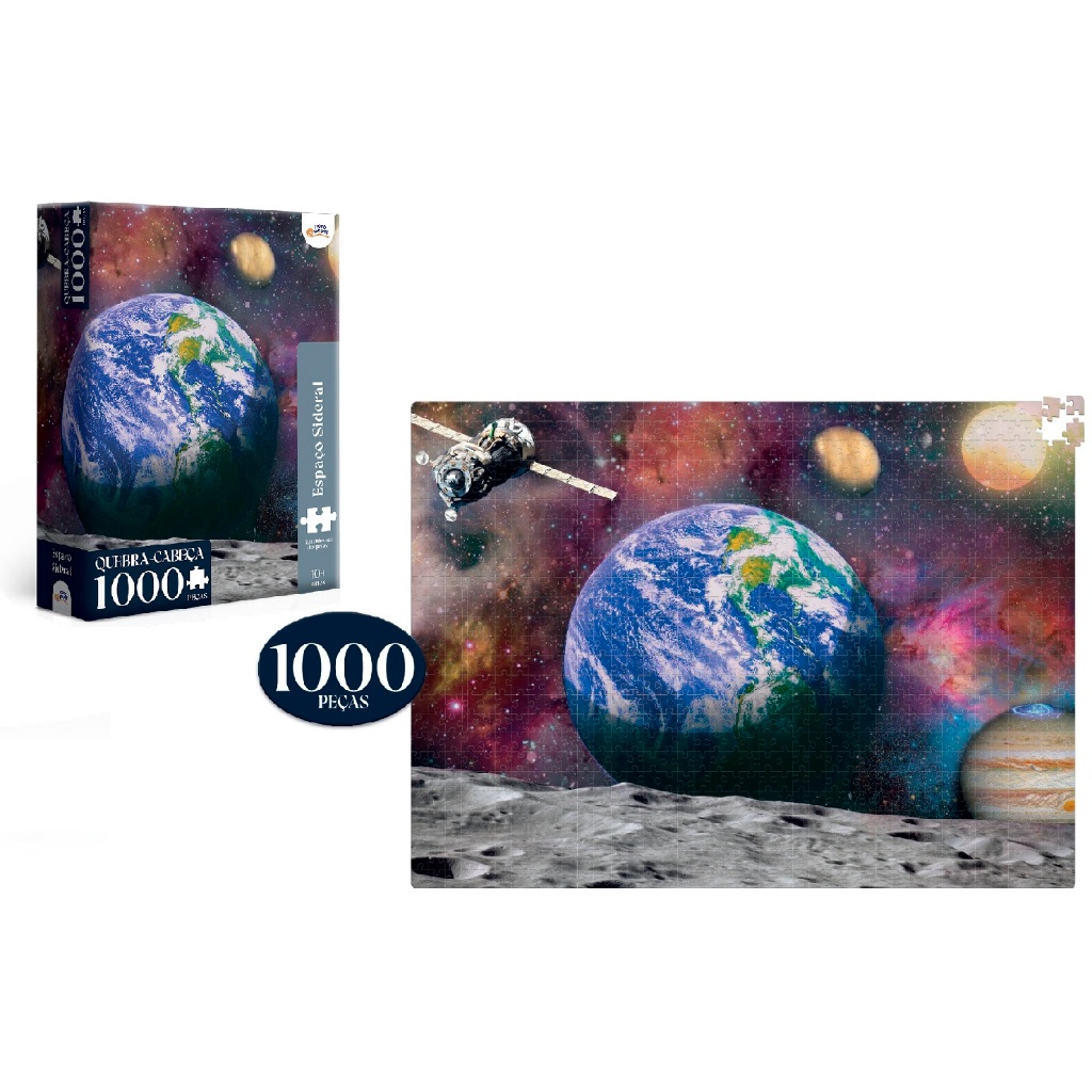 Quebra Cabeça Espaço Sideral 1000 Peças - Toyster 8087