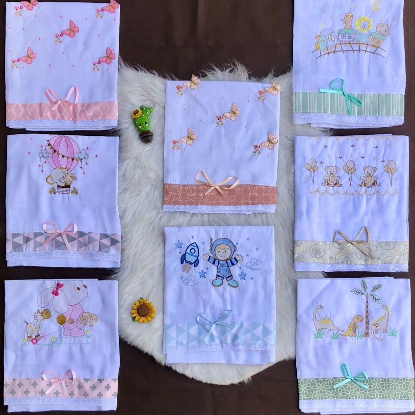 Toalha Fralda de Banho Luxo Menino e Menina Bebe Recém Nascido Prático e Confortável 100% Algodão