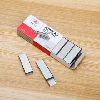 1 Caixa de Grampo Grampeador Tamanho 24/6 Galvanizados 10.000 Unidades STAPLES ref: U-16 em Oferta na Shopee