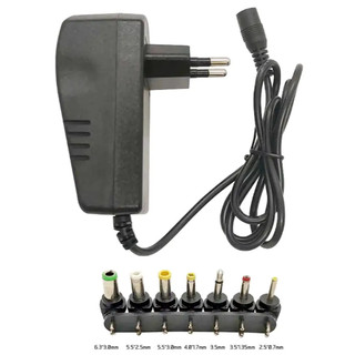 Fonte Universal Bivolt Regulável 3v 4.5v 6v 7.5v 9v 12v 3.5a 30w 7 Pinos