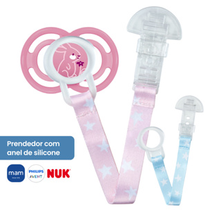 Prendedor de Chupeta com Anel Adaptador Buba Menino Menina em Oferta na Shopee