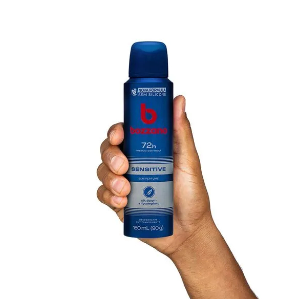 Desodorante Aerosol Bozzano Antitranspirante Sem Perfume 90g - Beauty