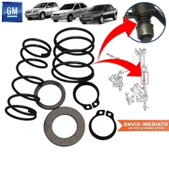 Reparo Molas do Eixo Seletor Trambulador Chevrolet Corsa Celta Prisma Astra Vectra Linha GM Kit c/NF