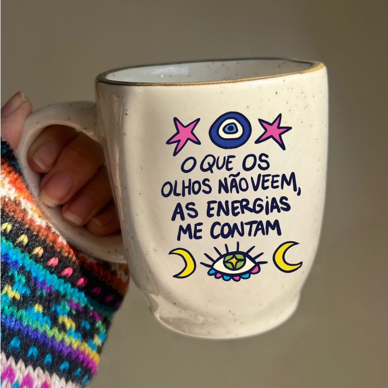 Caneca Névoa - As Energias me Contam - 260ml