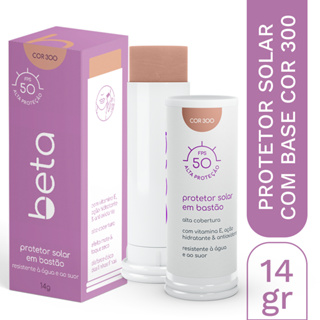 Beta Protetor Solar em Bastão FPS50 Cor 300 em Oferta na Shopee