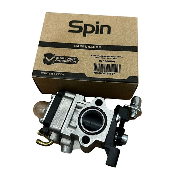 Carburador  Para Roçadeira C/ Parafuso Esticador 43cc 52cc 63cc Toyama Nakashi Tekna Terra
