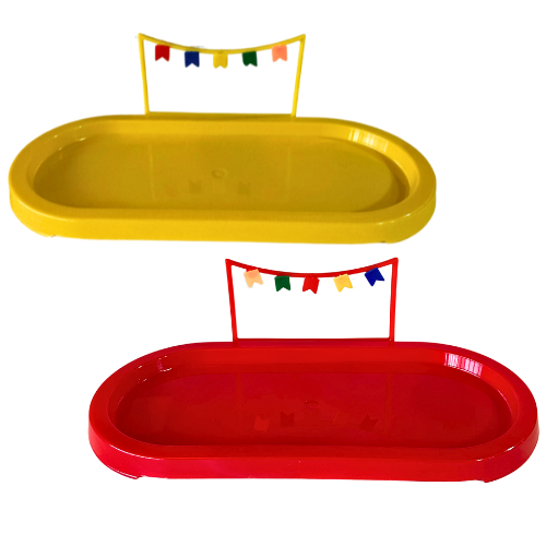 Kit ou Unidade Bandeja Plástica São João – Decoração Festa Junina