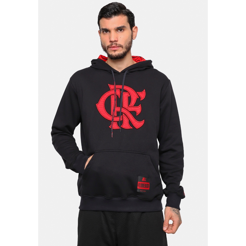 Moletom Flamengo CRF Preto Starter - Men Clothes