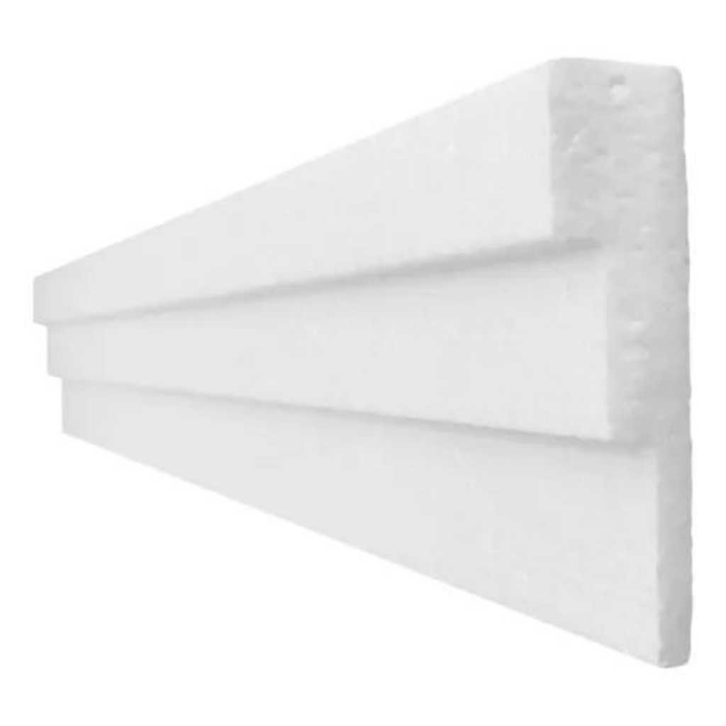 Moldura roda teto em isopor - decoração de teto - kit com 16 M, peças com 10cm de face - Hobbyart Molduras - kUAD 10