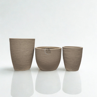 Kit 3 Vasos Bojo Coluna N1 e N2 + Bojo Escovado N2 Planta Jardim decoração Casa Luxo Vaso Grande em Oferta na Shopee