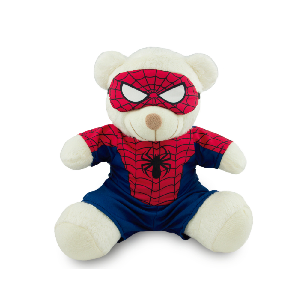 Super Heroi Urso de Pelucia 20cm Presente dia das Crianças Presente Aniversario em Oferta na Shopee